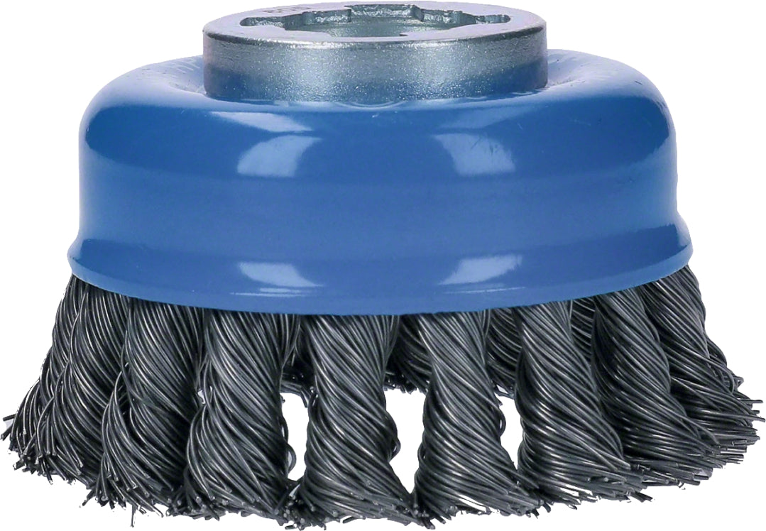 Bosch Professional X-LOCK Cup Brush Knotted 75 Steel - 75mm, 0.5mm, X-LOCK