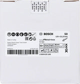 Bosch Professional X-LOCK Fibre Disc R780 - Best for Metal + Inox, 125 x 22.23 mm, G50