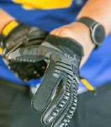 Mechanix Wear M-Pact Grey, Black Impact Resistant Work Gloves