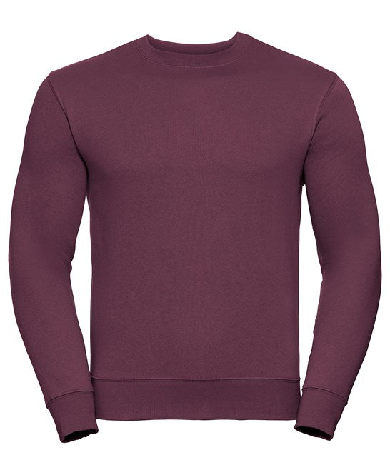 Russell Europe Set-In Sleeve Sweatshirt - Burgundy