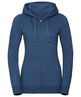 Russell Europe Women's Authentic Melange Zipped Hood Sweatshirt