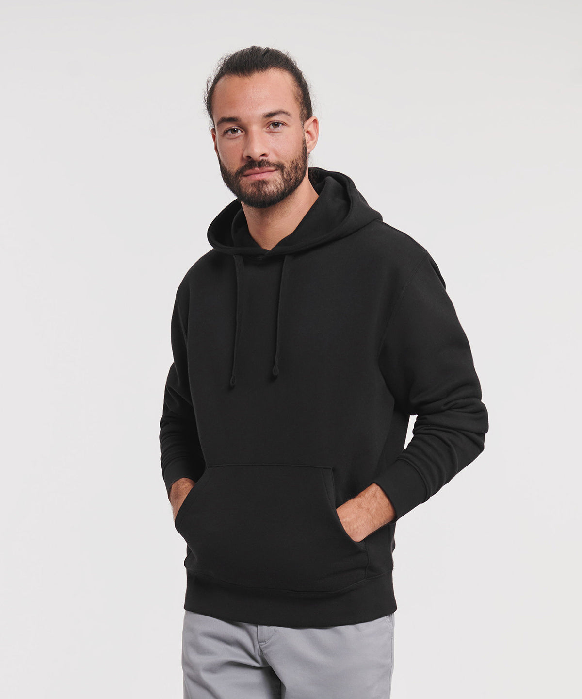 Russell Europe Authentic Hooded Sweatshirt - Black