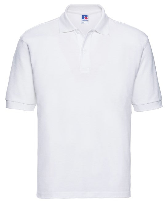 Russell Europe Classic Polycotton Polo - White