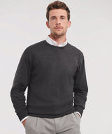 Russell Collection Crew Neck Knitted Pullover