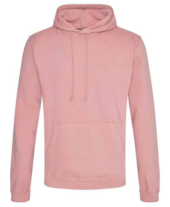 Awdis Just Hoods College Hoodie - Dusty Pink