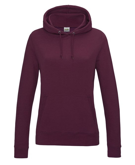 Awdis Just Hoods Women's College Hoodie - Burgundy