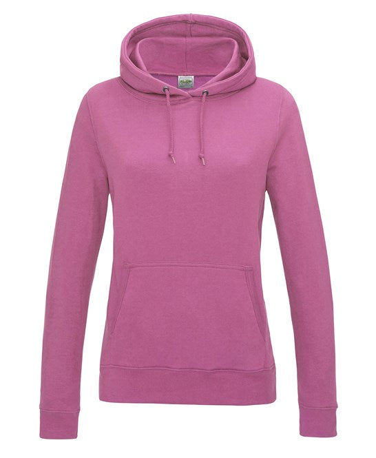 Awdis Just Hoods Women's College Hoodie - Candyfloss Pink