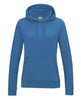 Awdis Just Hoods Women's College Hoodie - Sapphire Blue