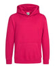 Awdis Just Hoods Kids Hoodie - Hot Pink