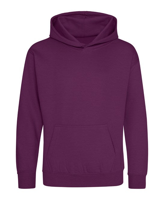 Awdis Just Hoods Kids Hoodie - Plum