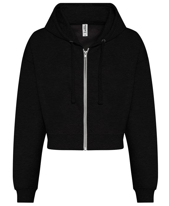 Awdis Just Hoods Women's Fashion Cropped Zoodie