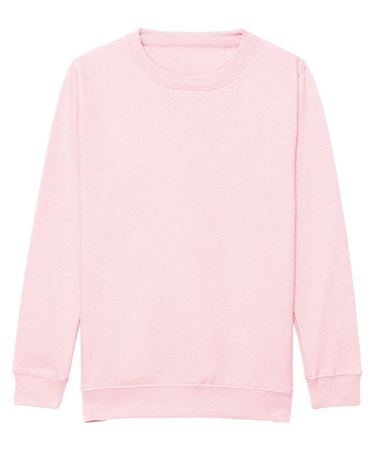 Awdis Just Hoods Kids Awdis Sweatshirt - Baby Pink