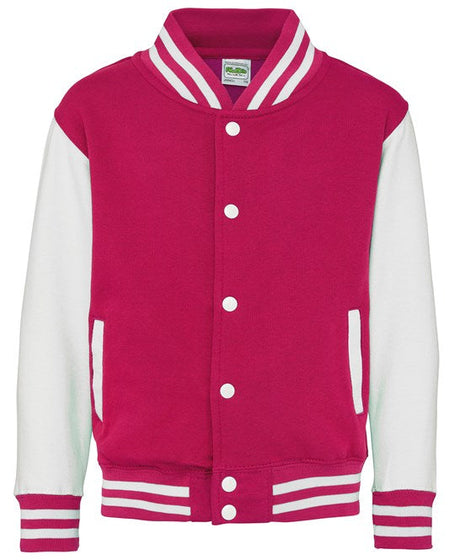 Awdis Just Hoods Kids Varsity Jacket