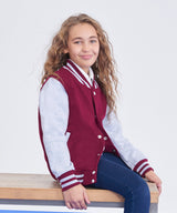 Awdis Just Hoods Kids Varsity Jacket