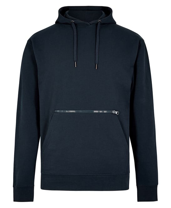 Kustom Kit KK338 Regular Fit Piqué Hoodie With Zipped Pocket