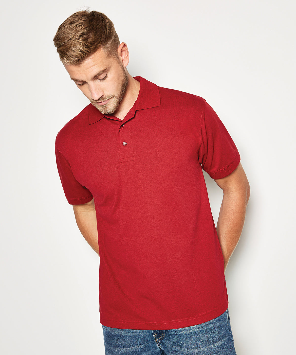 Kustom Kit Klassic Polo With Superwash® 60°C (Classic Fit) - Cardinal Red