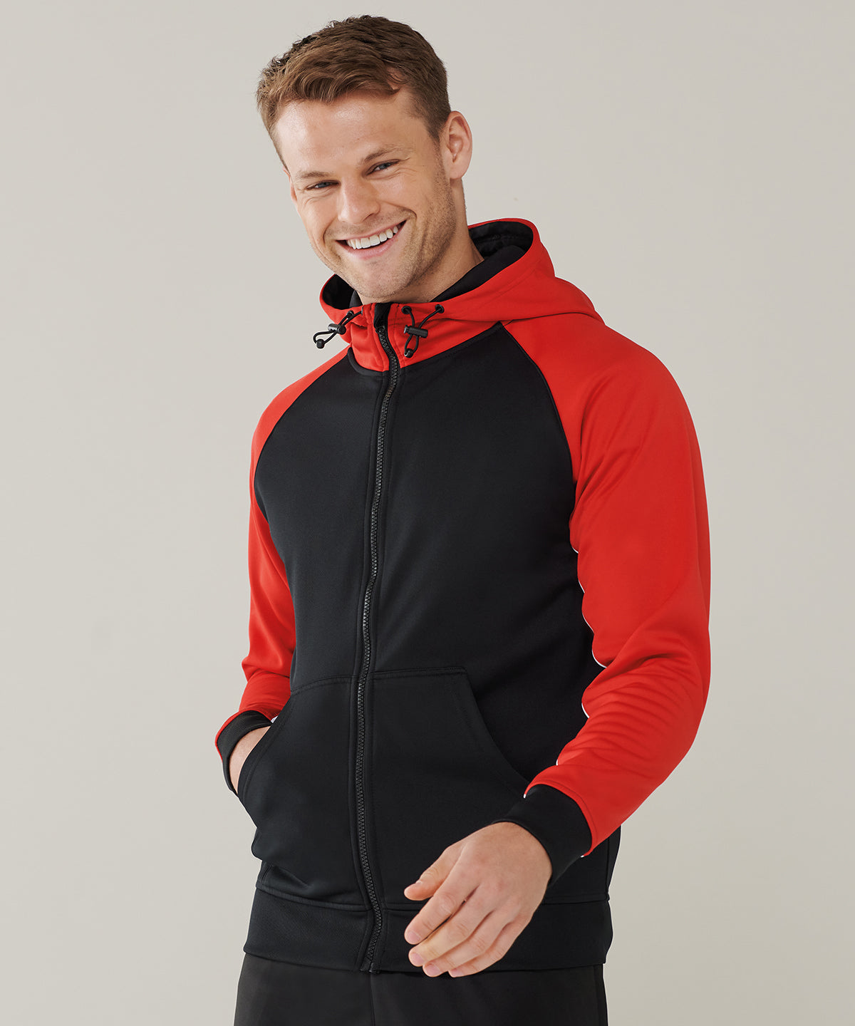 Finden & Hales Panelled Sports Hoodie