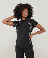 Finden & Hales Women's Piped Performance Polo