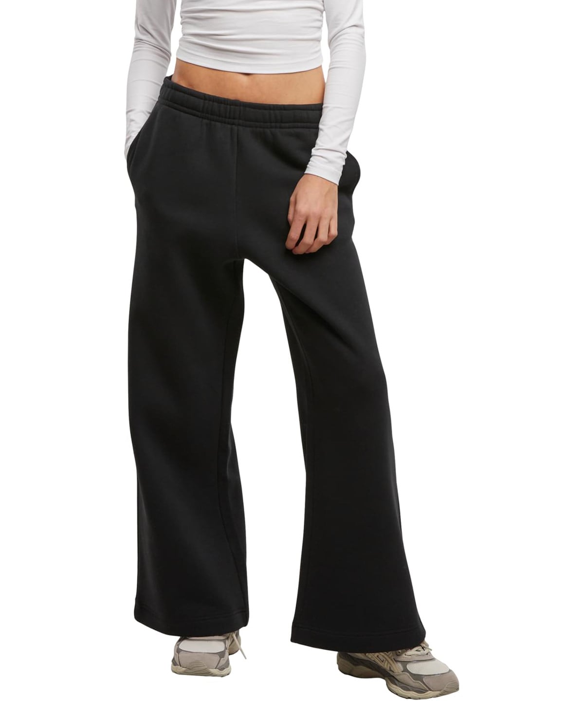New Morning Studios NM048 Women’s Wide-Leg Sweatpants