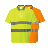 Portwest Hi-Vis Cotton Comfort Polo Shirt S/S