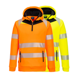 Portwest DX4 Hi-Vis 1/4 Zip Hoodie