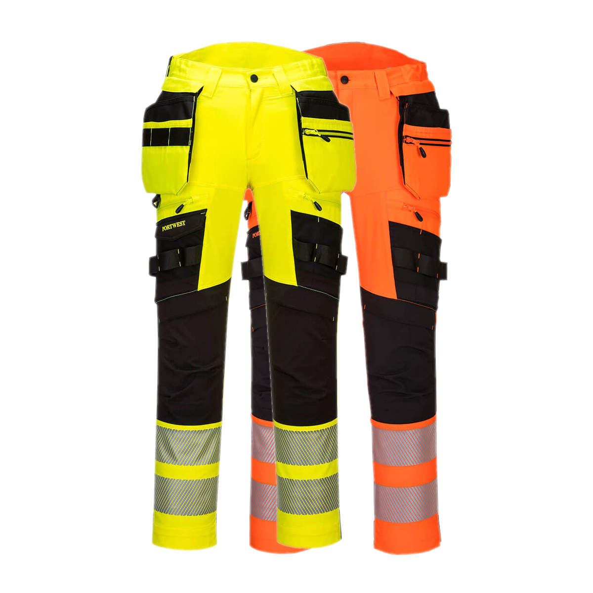 Portwest DX4 Hi-Vis Detachable Holster Pocket Trousers