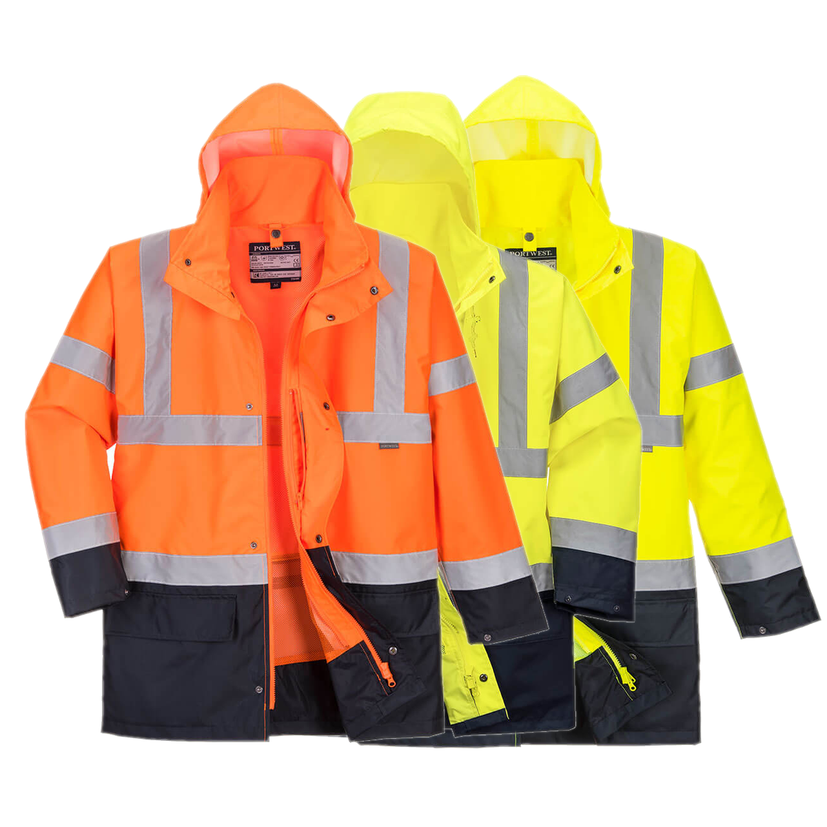 Portwest Hi-Vis 5-in-1 Contrast Essential Jacket