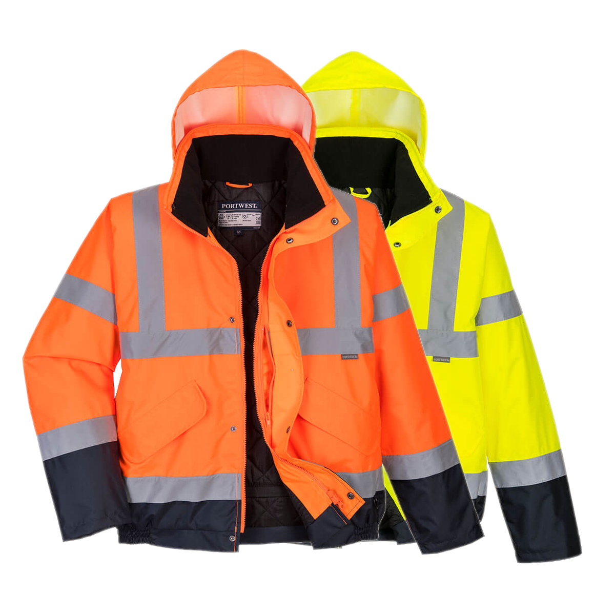 Portwest Hi-Vis Contrast Winter Bomber Jacket