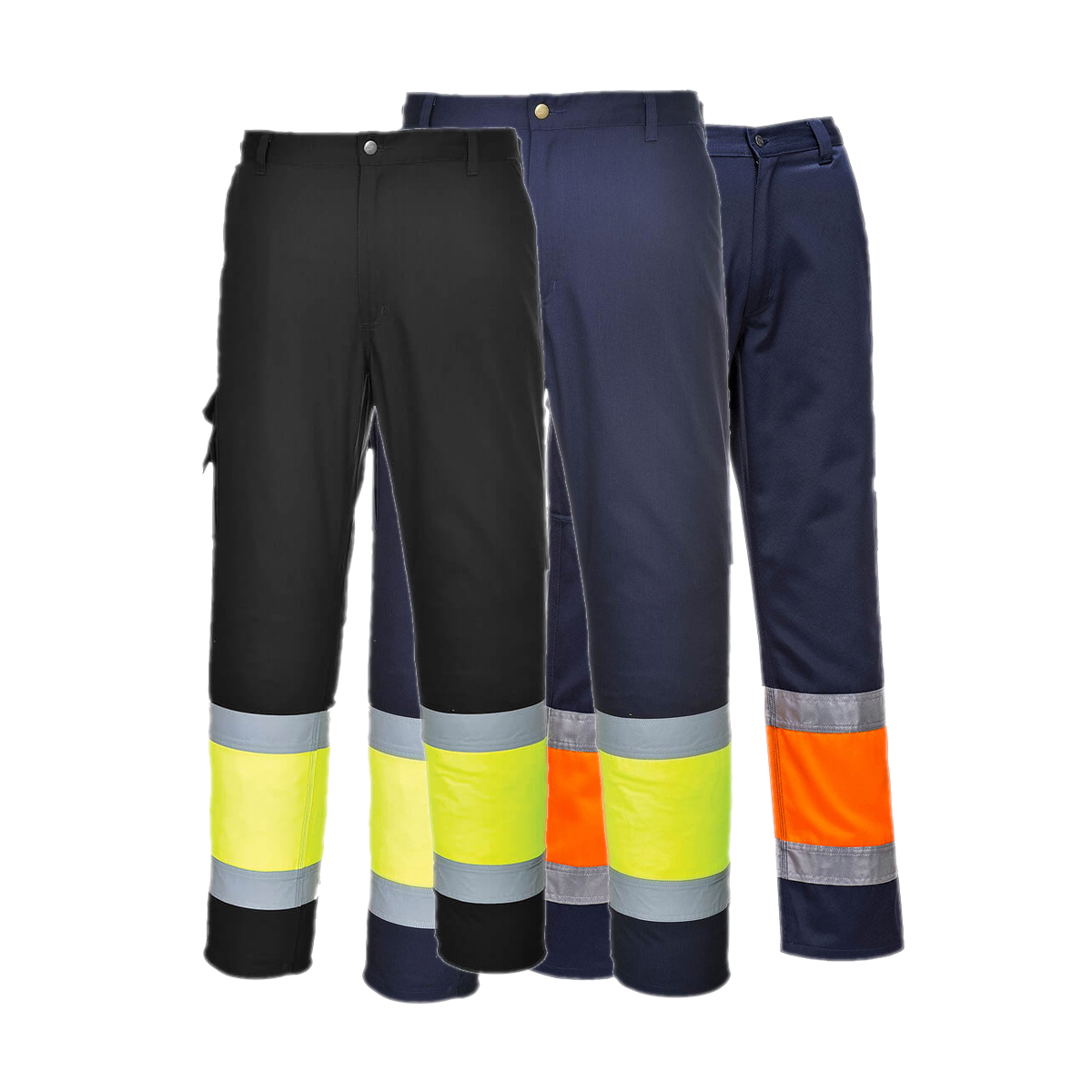 Portwest Hi-Vis Contrast Class 1 Service Trousers