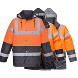 Portwest Hi-Vis Contrast Winter Traffic Jacket