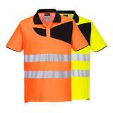Portwest PW2 Hi-Vis Polo Shirt Short Sleeve