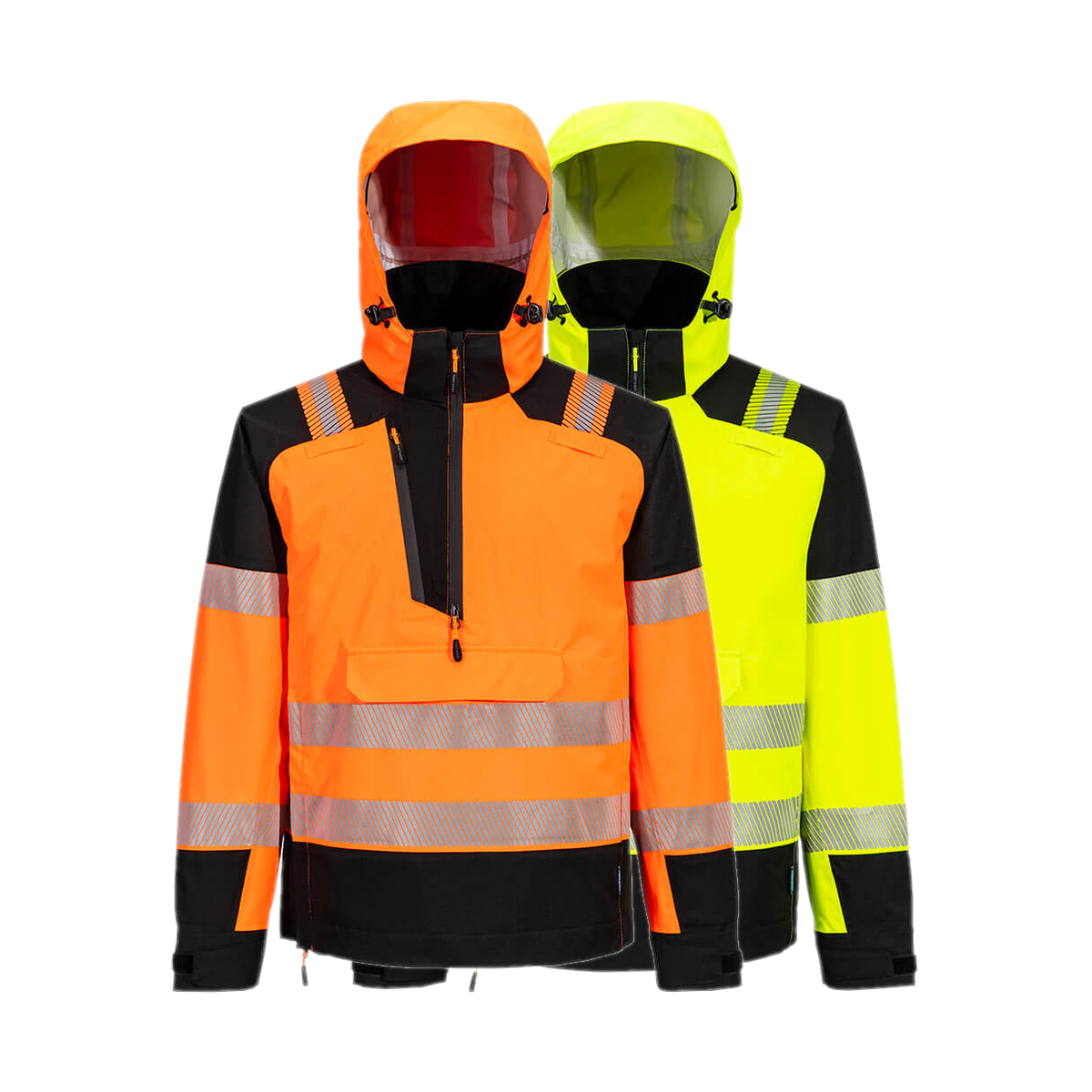 Portwest PW3 Hi-Vis Overhead Rain Jacket (3L)