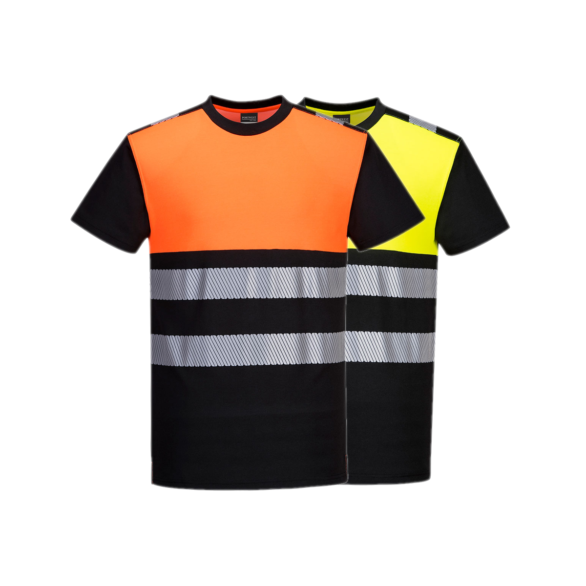 Portwest PW3 Hi-Vis Cotton Comfort Class 1 T-Shirt S/S
