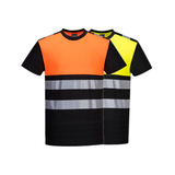 Portwest PW3 Hi-Vis Cotton Comfort Class 1 T-Shirt S/S