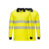 Portwest PW3 Flame Resistant Hi-Vis Polo Shirt