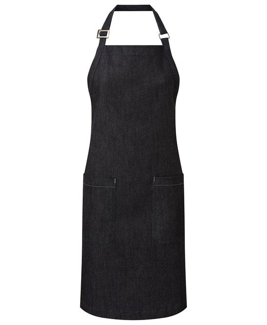 Premier Cotton Denim Bib Apron, Organic And Fairtrade Certified