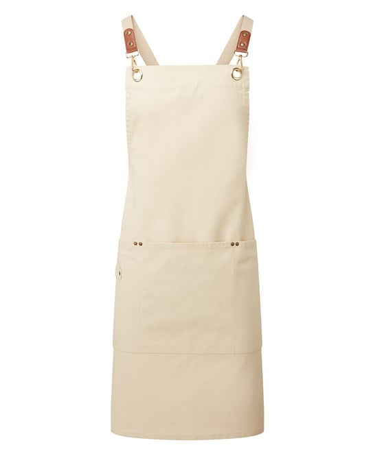 Premier PR182 Clip ‘n’ Clasp Cross-Back Bib Apron