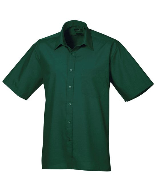 Premier Short Sleeve Poplin Shirt - Bottle