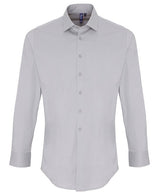 Premier Stretch Fit Cotton Poplin Long Sleeve Shirt