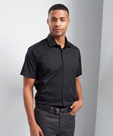 Premier Stretch Fit Cotton Poplin Short Sleeve Shirt