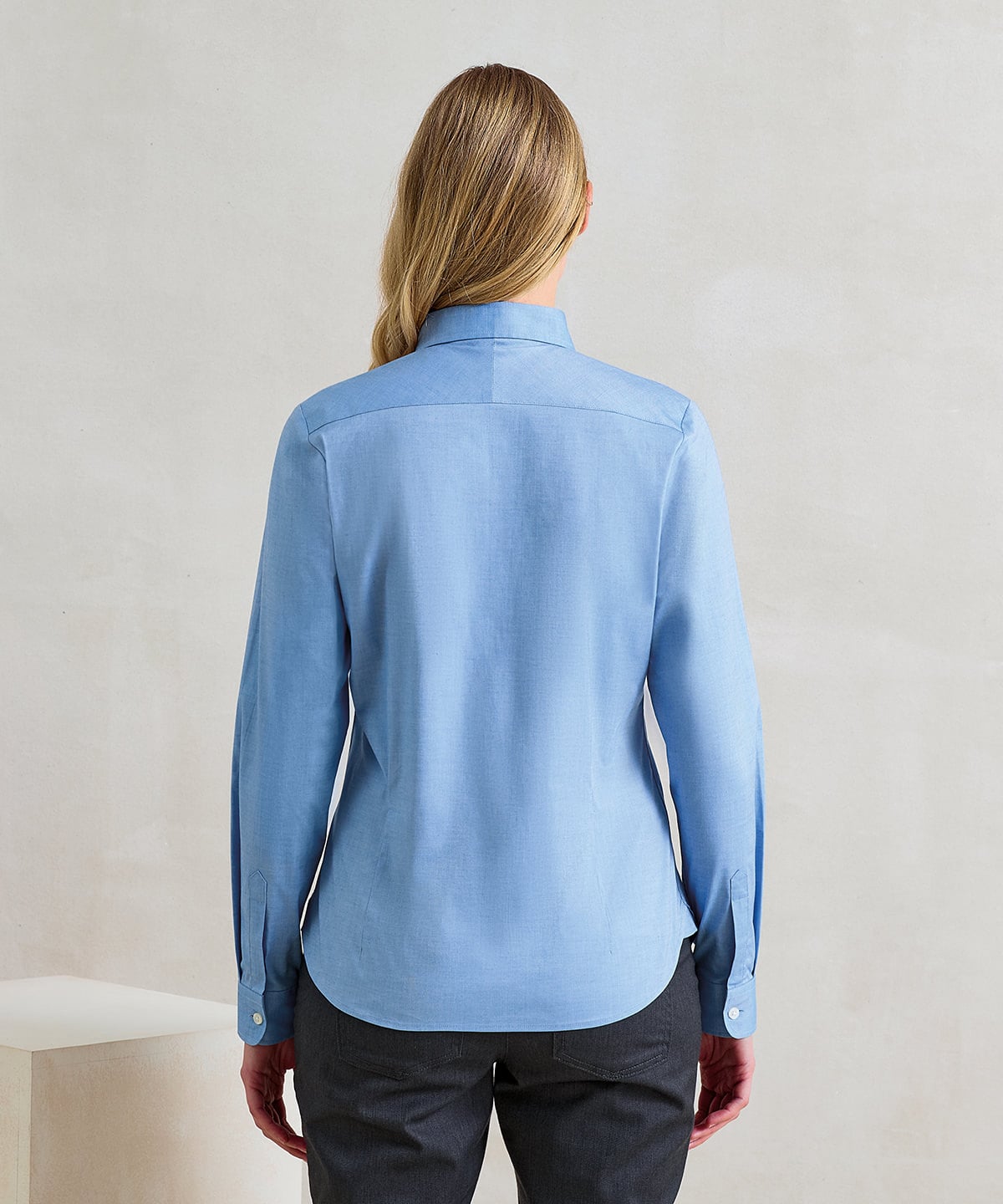 Premier PR384 Women’s ‘supreme’ Oxford Long Sleeve Shirt