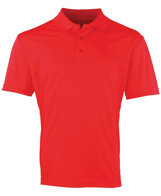 Premier Coolchecker® Piqué Polo - Strawberry Red