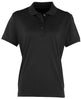 Premier Women's Coolchecker® Piqué Polo - Black