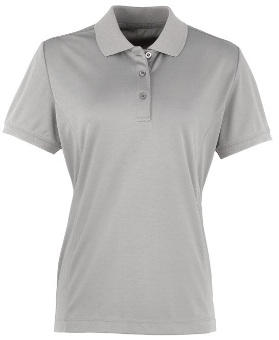 Premier Women's Coolchecker® Piqué Polo - Silver