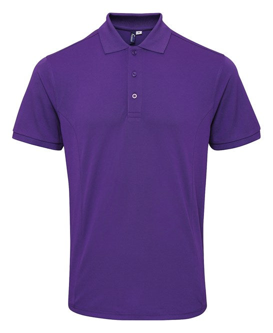 Premier Coolchecker® Plus Piqué Polo - Purple