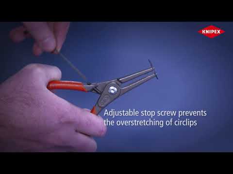 Knipex Precision Circlip Pliers External Straight 3-10mm A0