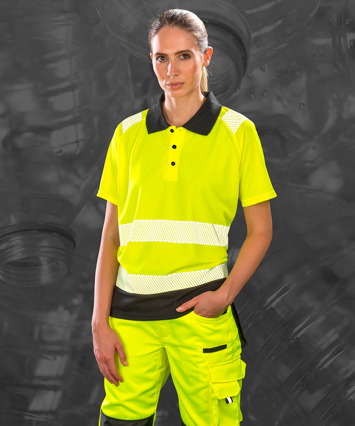 Result Genuine Recycled Recycled Safety Polo