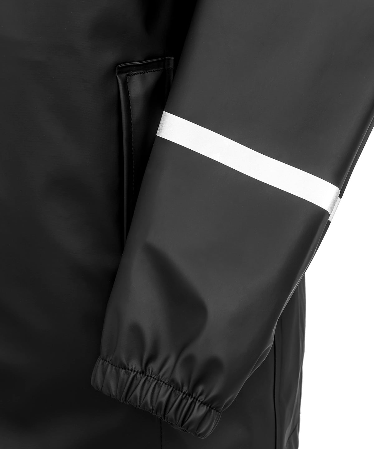 Result Recycled R915X Prism Pu Waterproof Jacket With Reflective Bands And Recycled Backing