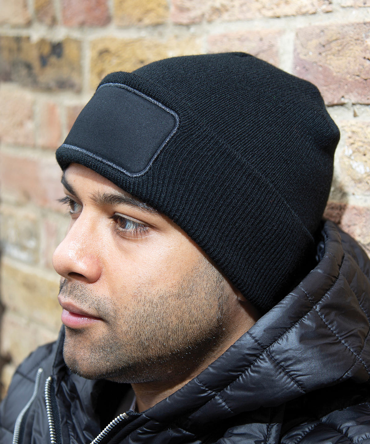 Result Winter Essentials Double-Knit Printers Beanie