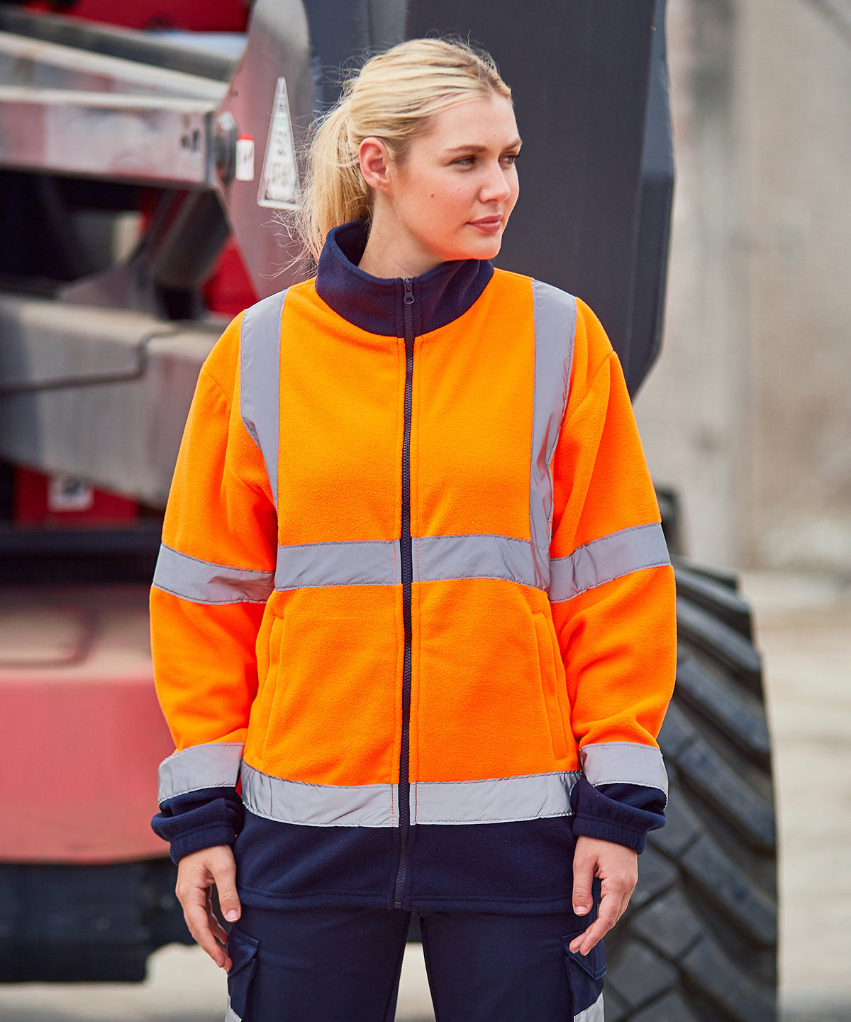 Prortx High Visibility High Visibility Full-Zip Fleece